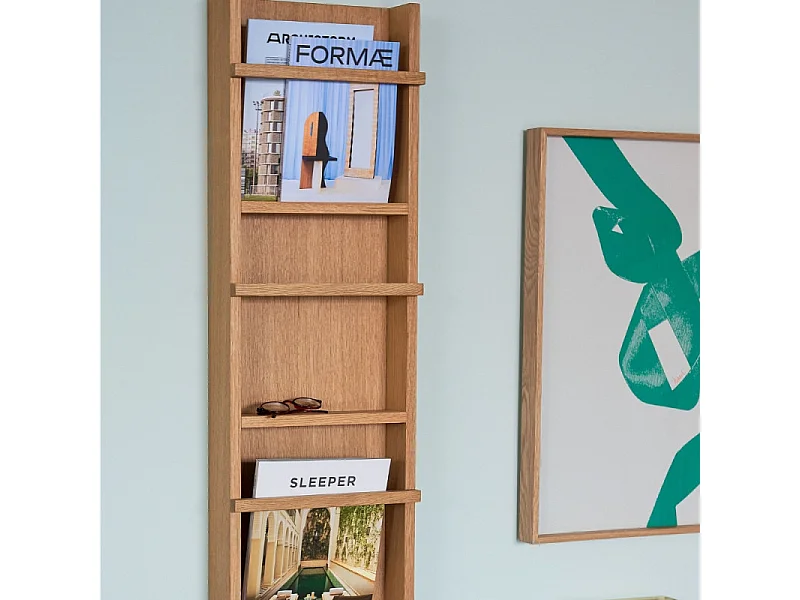 Étagère murale en bois moderne VERTYO