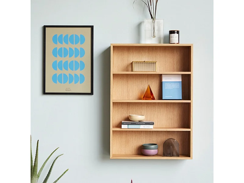 Étagère murale en bois moderne CUBS
