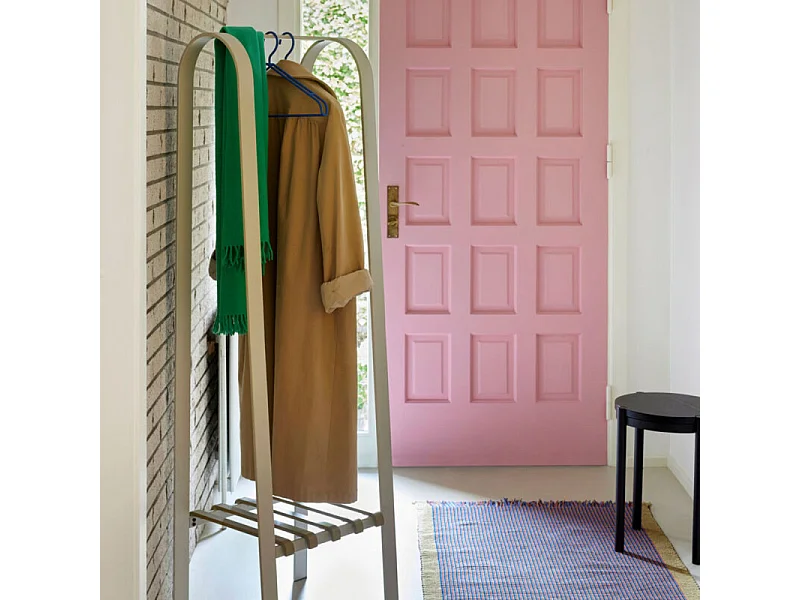 Portant design en métal gris SIEMA