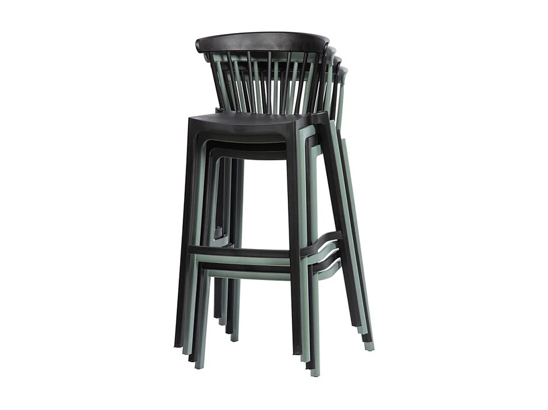 Tabouret de bar extérieur en plastique SIZO