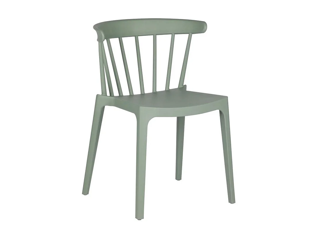 Chaise de jardin moderne en plastique BLISS - Vert