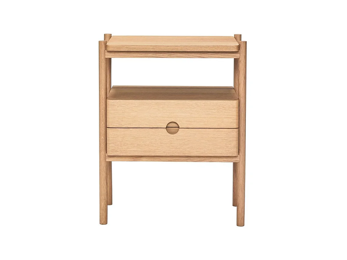 Table de chevet 2 tiroirs en bois MITZY