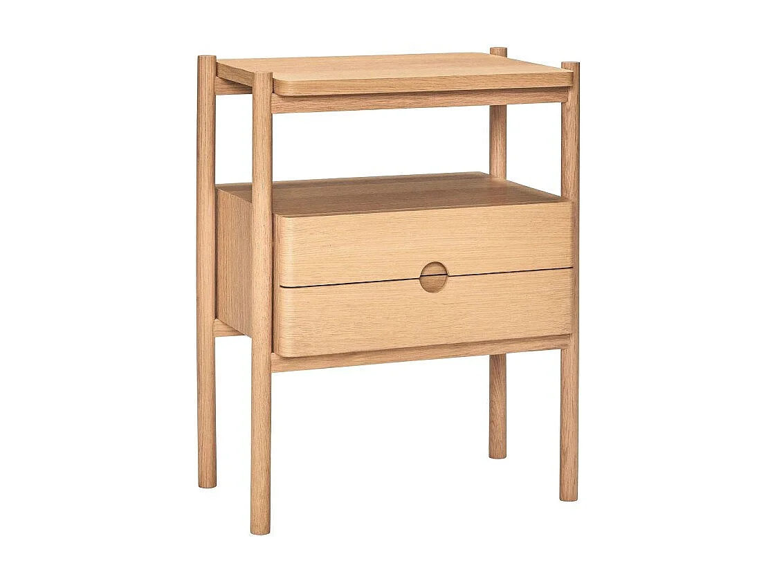 Table de chevet 2 tiroirs en bois MITZY