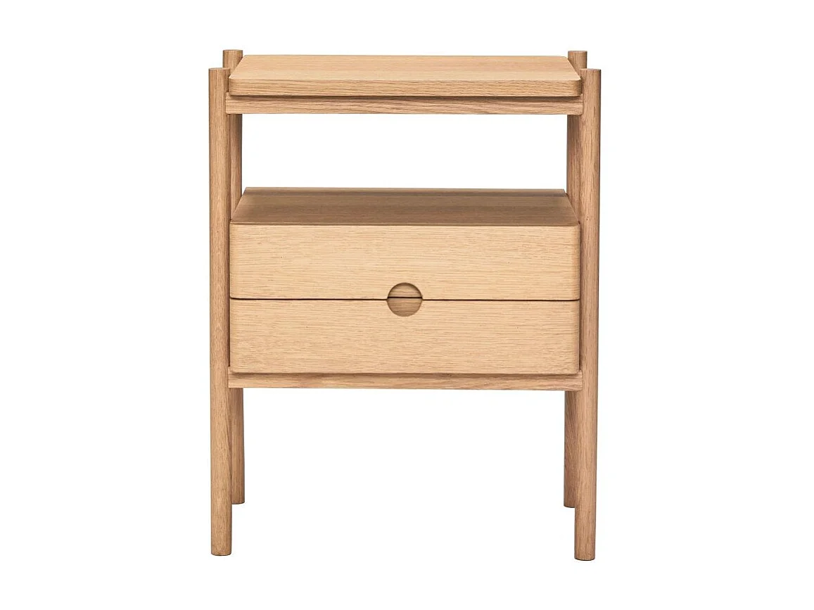 Table de chevet 2 tiroirs en bois MITZY