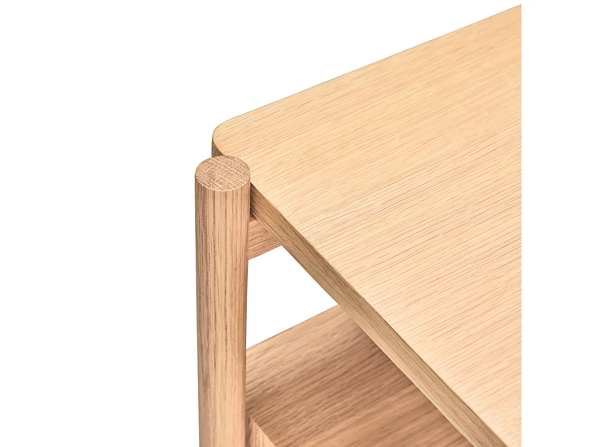 Hübsch Mesita de noche Madera Natural APPEAL