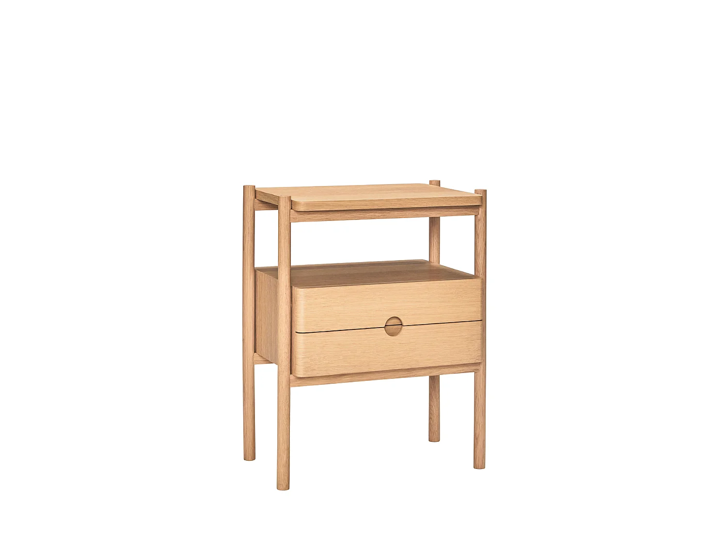 Hübsch Mesita de noche Madera Natural APPEAL
