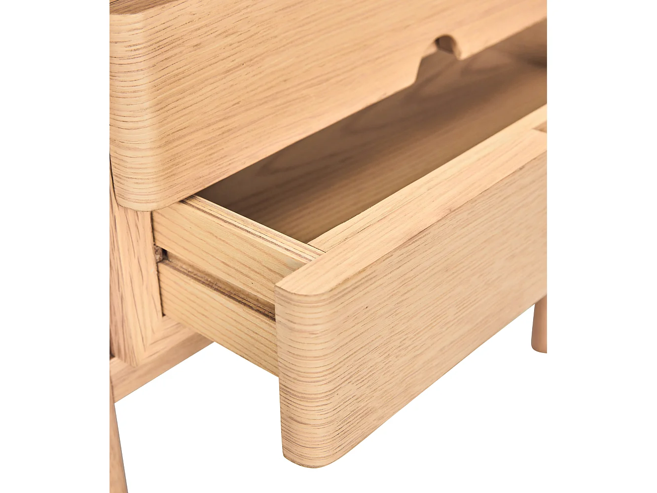 Hübsch Mesita de noche Madera Natural APPEAL