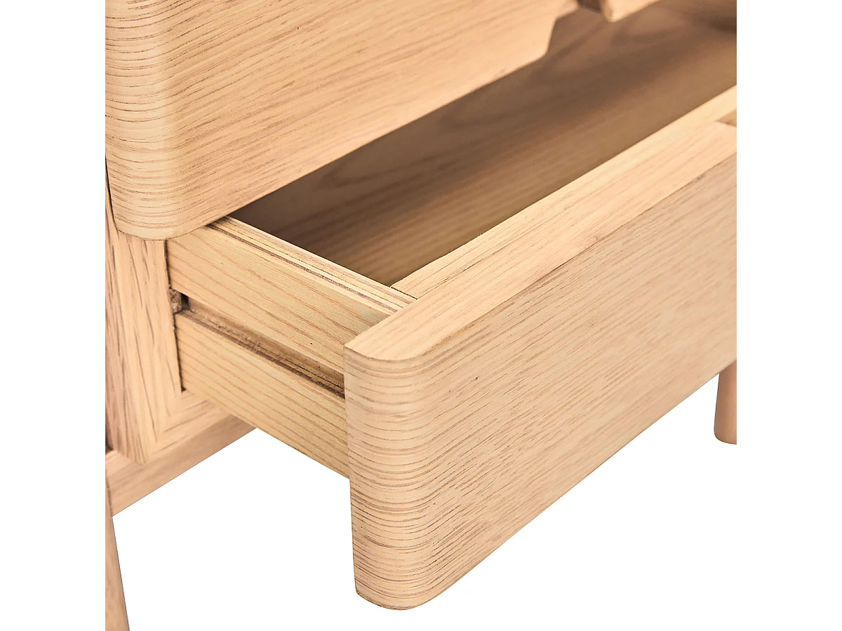 Hübsch Mesita de noche Madera Natural APPEAL