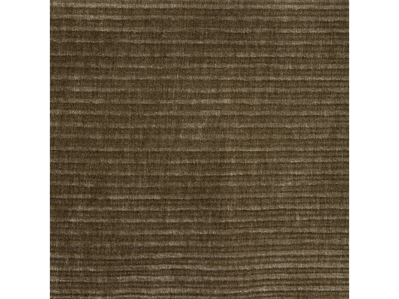 Fauteuil design en tissu côtelé STATEMENT