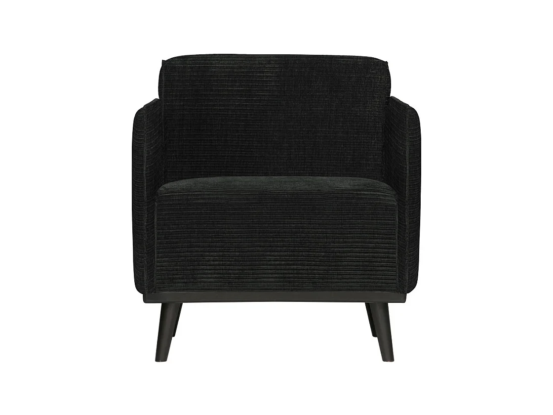Fauteuil design en tissu côtelé STATEMENT