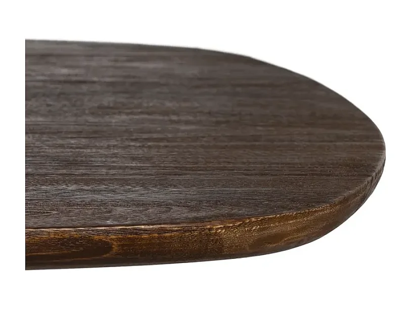 Table à manger 200 cm bois manguier sculpté brun MYLONIS