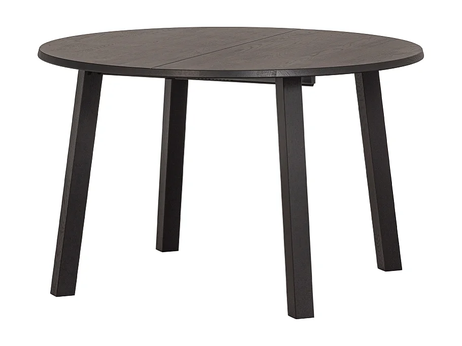 Table à manger ronde extensible en bois de chêne STARI