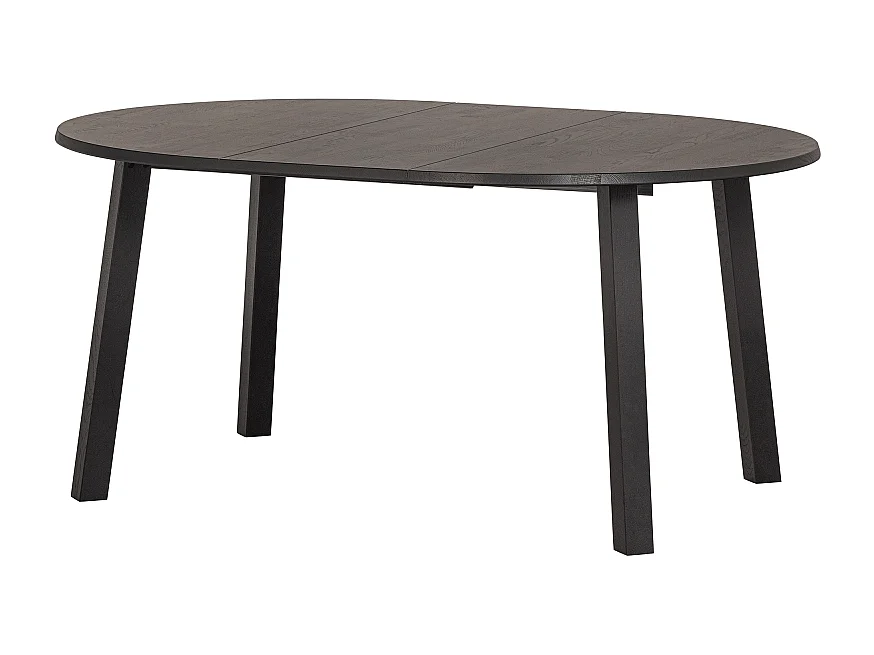 Table à manger ronde extensible en bois de chêne STARI