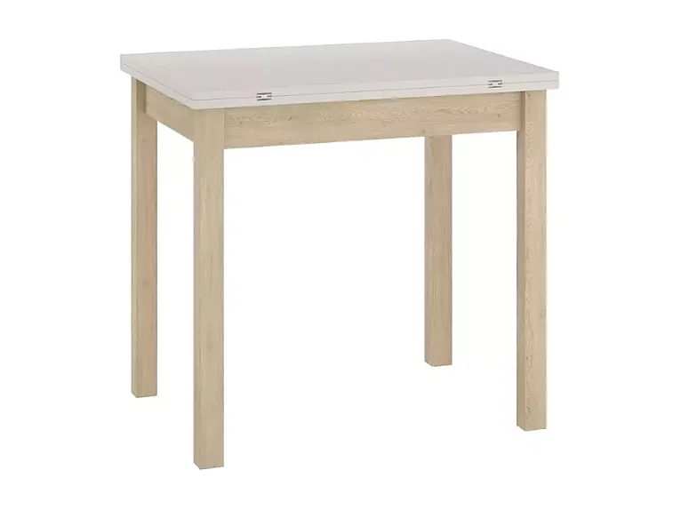 Table repas extensible pliable cachemire chêne clair 6 places ZAPHYRIZ4