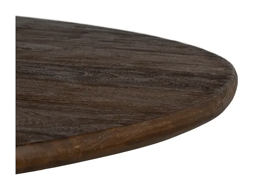 Table à manger 120 cm bois manguier piétement sculpté VENTERIA