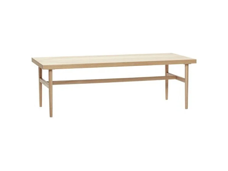 Table basse motif chevrons en bois PAMILA