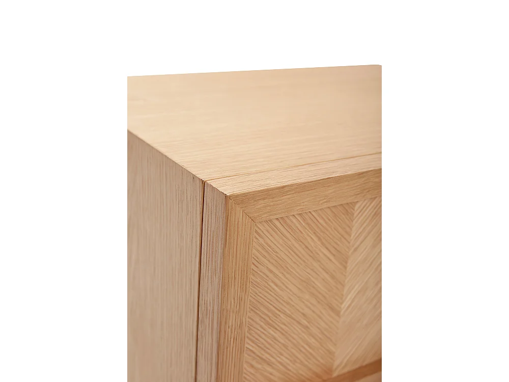 Hübsch Comodino Natural Legno rovere HERRINGBONE