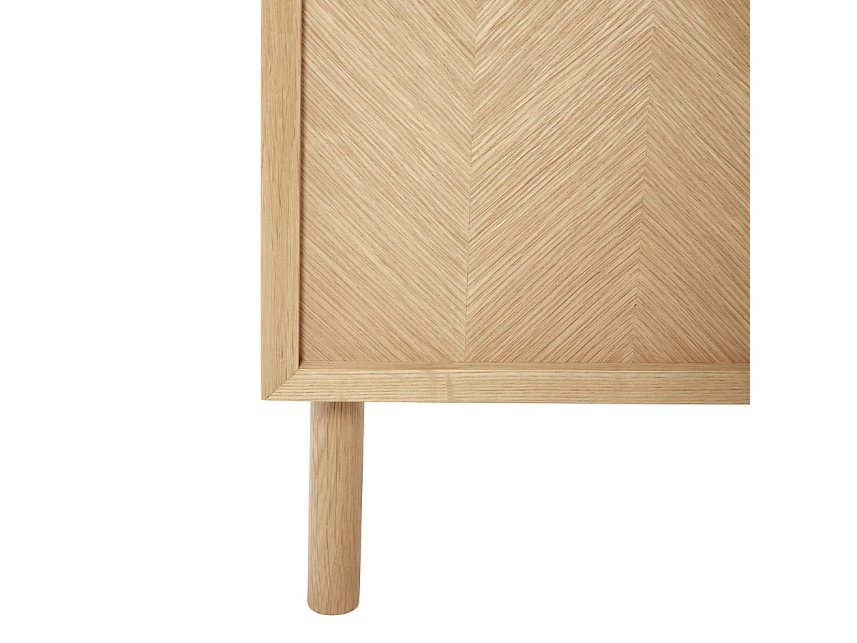 Hübsch Comodino Natural Legno rovere HERRINGBONE
