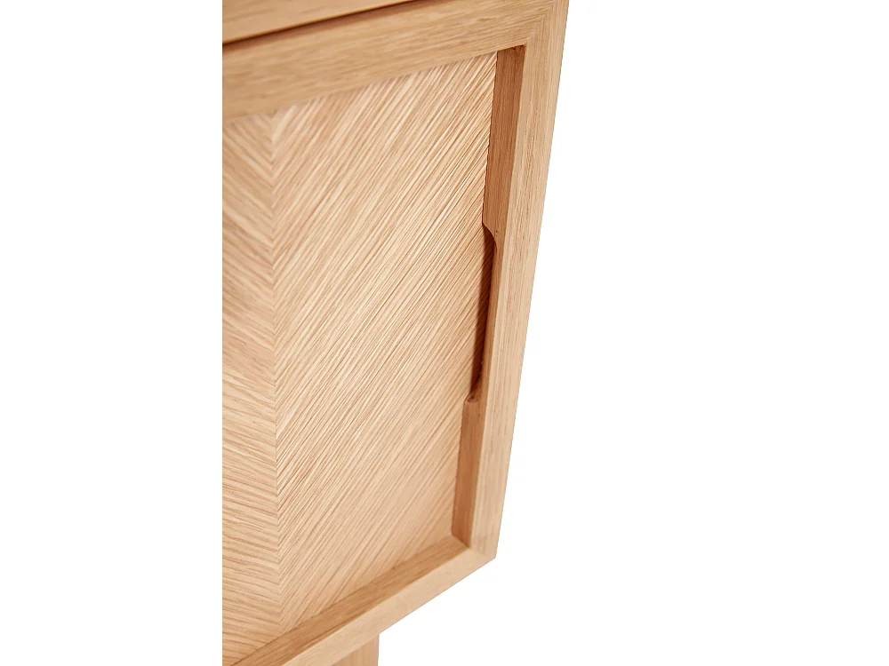 Hübsch Comodino Natural Legno rovere HERRINGBONE