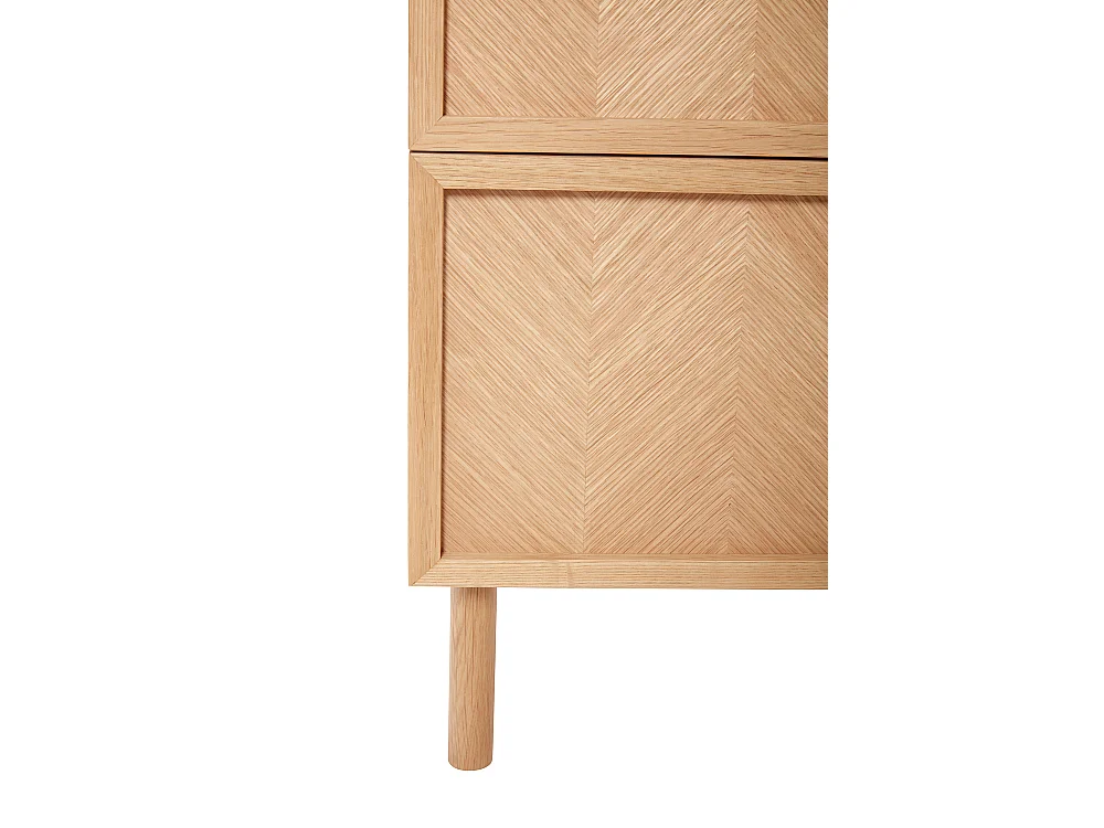 Hübsch Comodino Natural Legno rovere HERRINGBONE