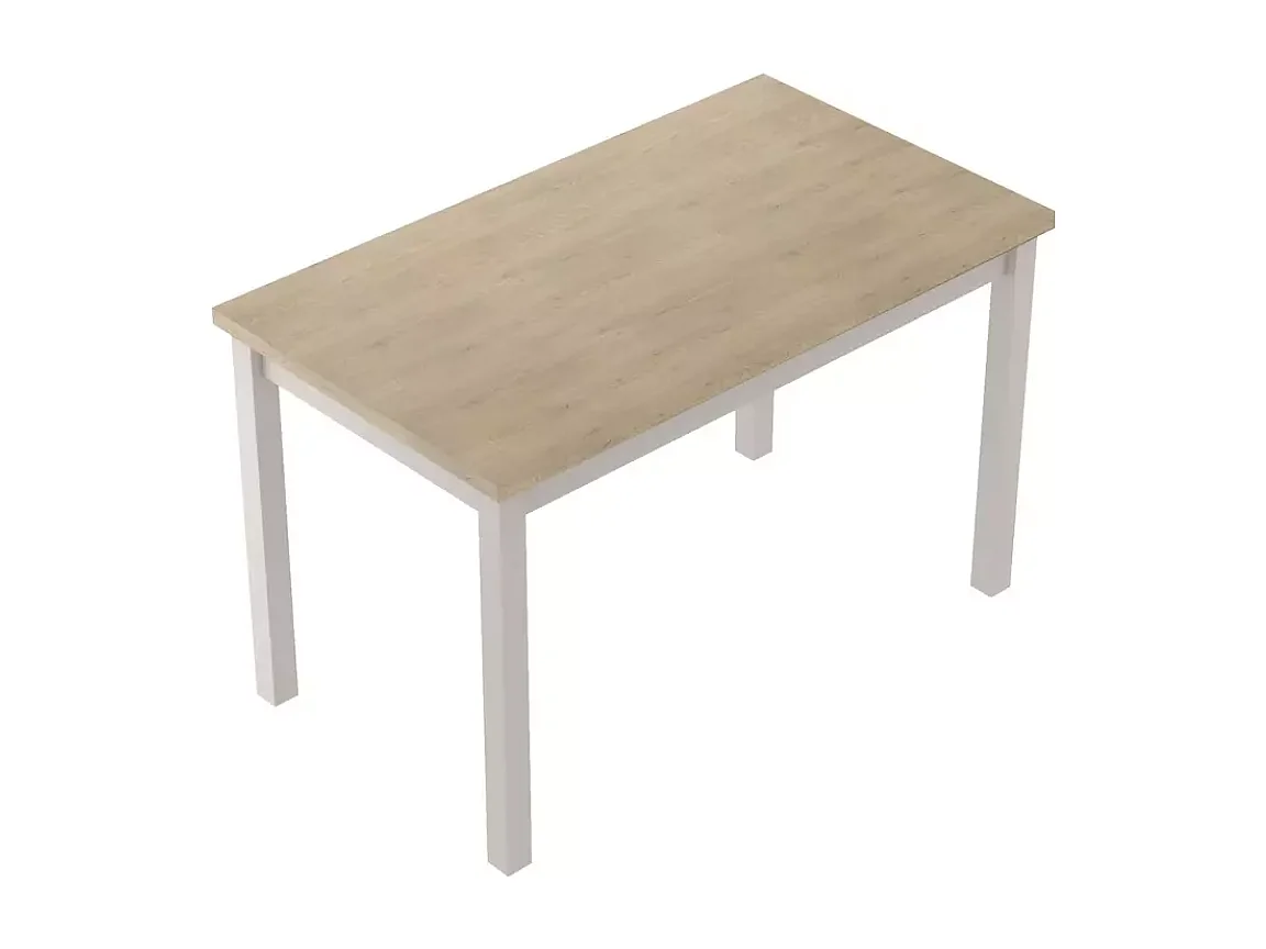 Table à manger 120 x 68 cm bois clair et cachemire VELMAZ6