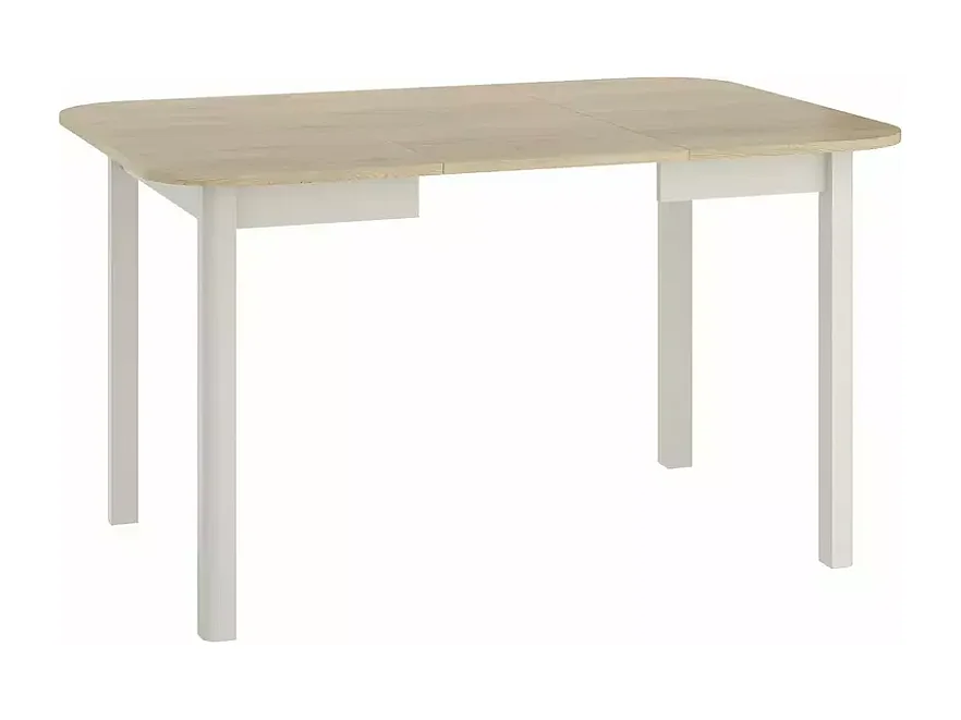 Table repas extensible carrée 6 personnes cachemire/chêne LORENZAZ3