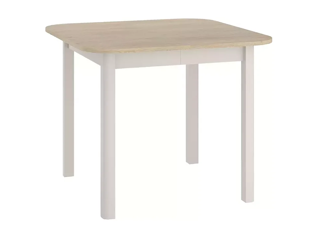 Table repas extensible carrée 6 personnes cachemire/chêne LORENZAZ3