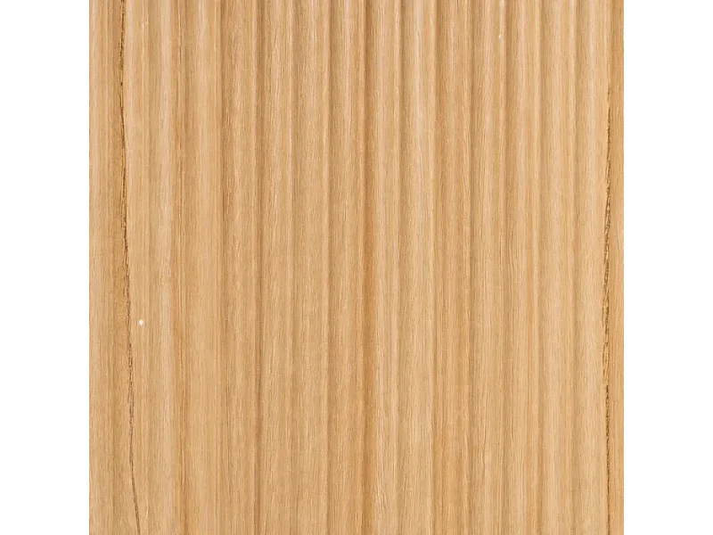 Table à manger ovale blanche 180 cm, pied rainuré central et base noire chic – INDIG