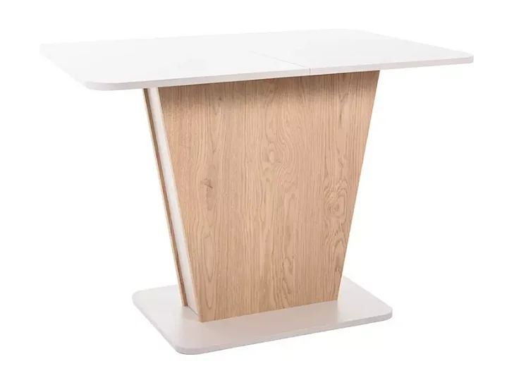 Table à manger extensible design chêne et cachemire ELIANDRAZ