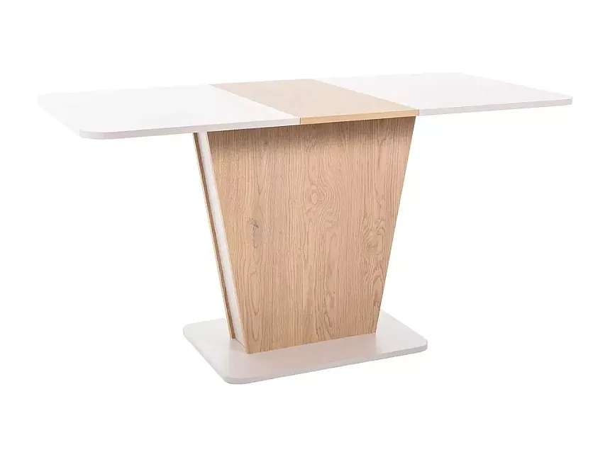 Table à manger extensible design chêne et cachemire ELIANDRAZ