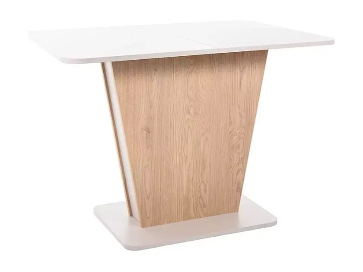 Table à manger extensible design chêne et cachemire ELIANDRAZ