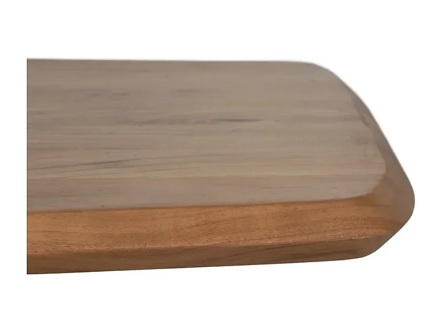 Table à manger 170 cm bois acacia massif et structure métal NOROÏA