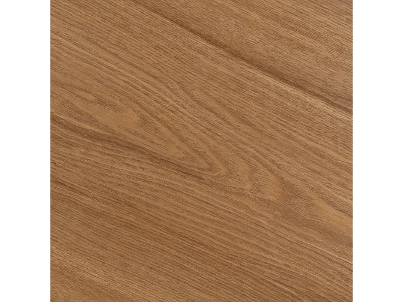 Table à manger ronde 120 cm placage bois et base conique RIZEA