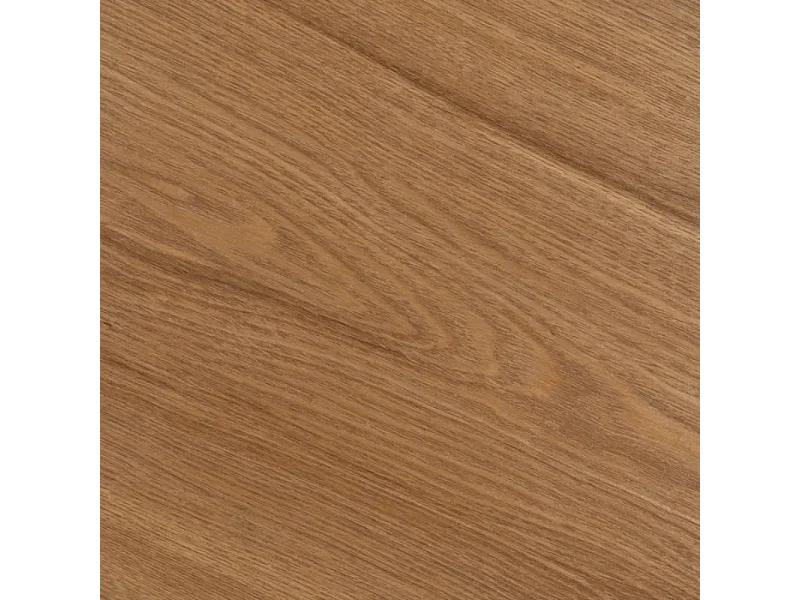 Table à manger ronde 120 cm placage bois et base conique RIZEA