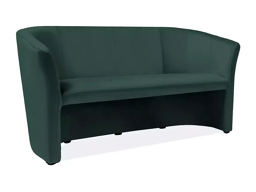 Canapé cabriolet spacieux SITTON 3 places velours vert tendance