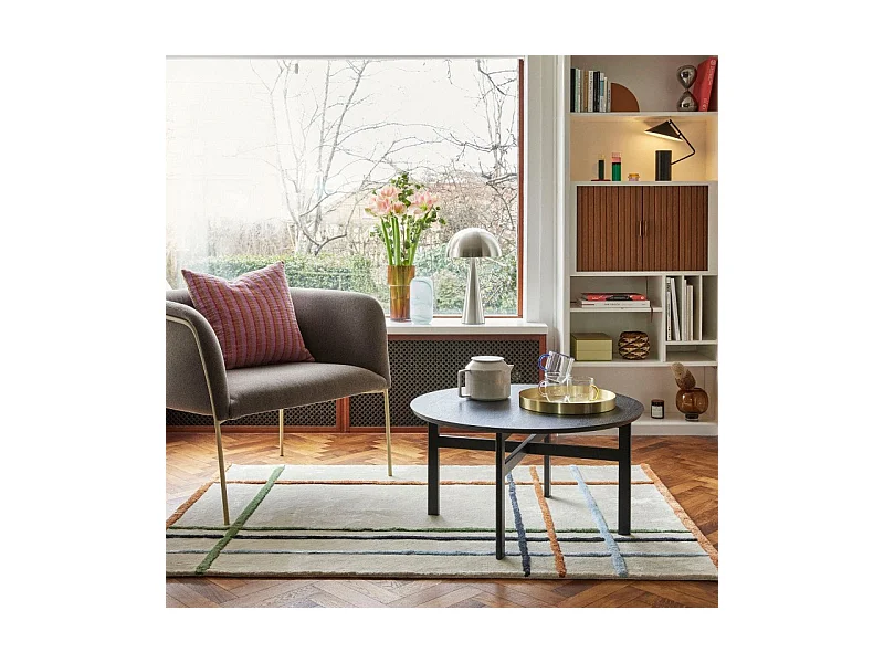 Fauteuil contemporain en tissu LELANI