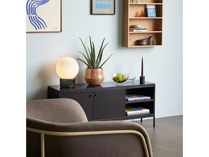 Fauteuil contemporain en tissu LELANI