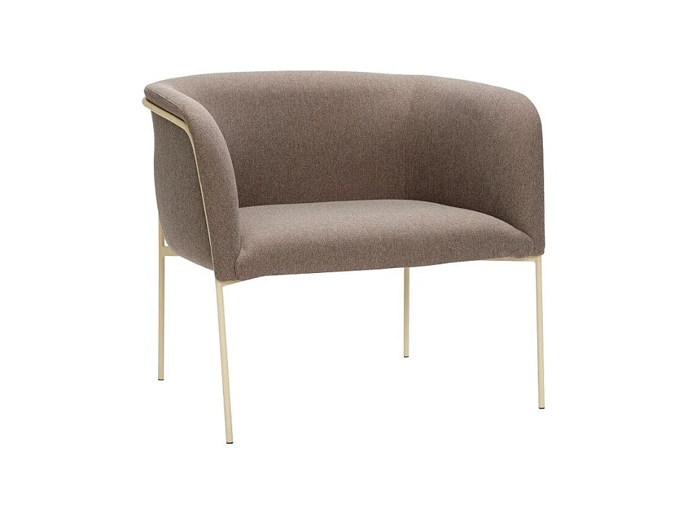 Fauteuil contemporain en tissu LELANI