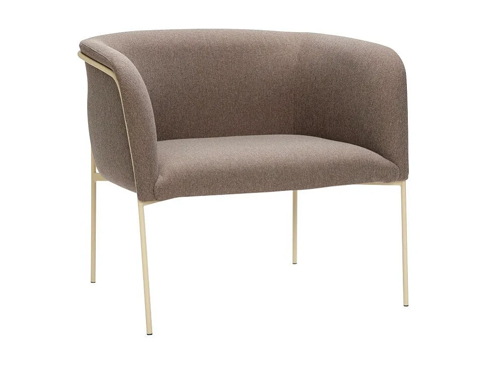 Fauteuil contemporain en tissu LELANI