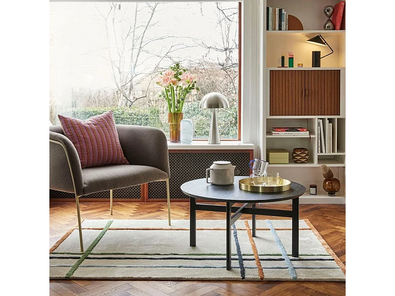 Fauteuil contemporain en tissu LELANI