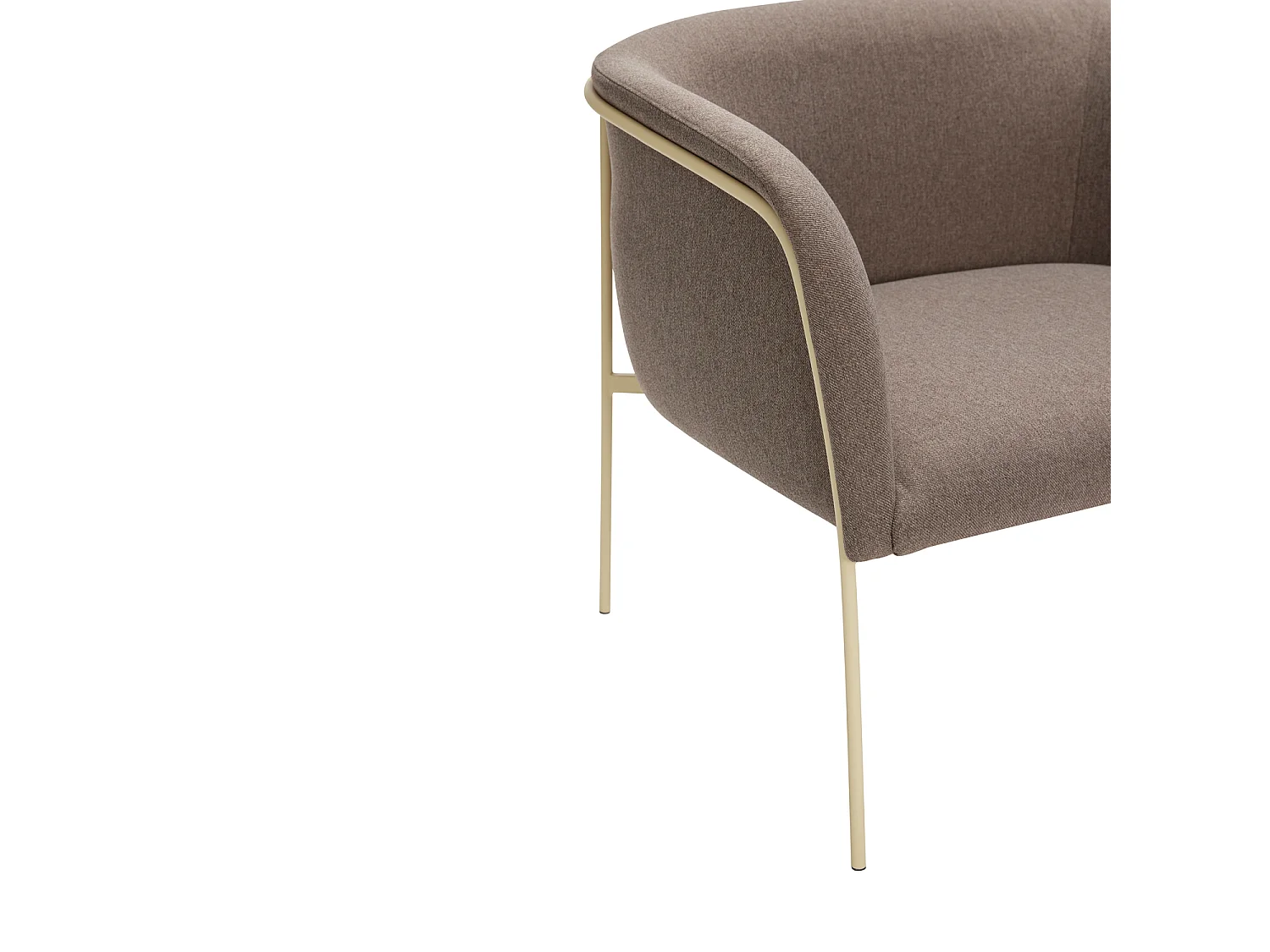 Hübsch Poltrona lounge Marrone EYRIE