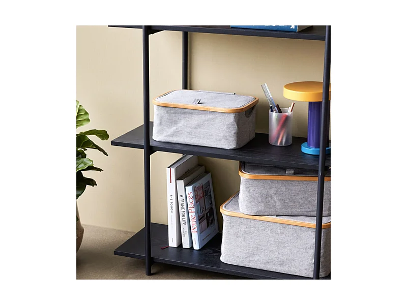 Etagère moderne 4 étages en bois MORNA