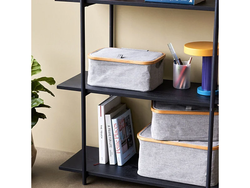 Etagère moderne 4 étages en bois MORNA