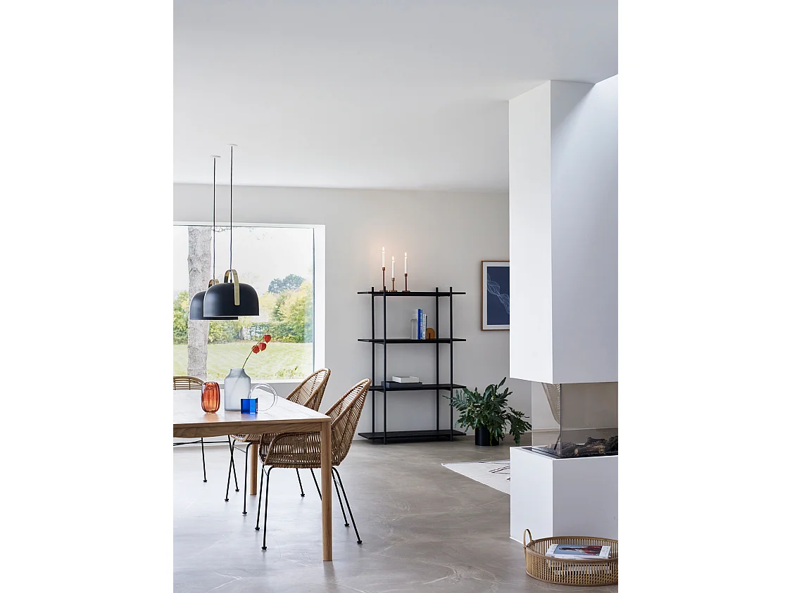 Hübsch Étagère Simple Grande Bois Noir NORM