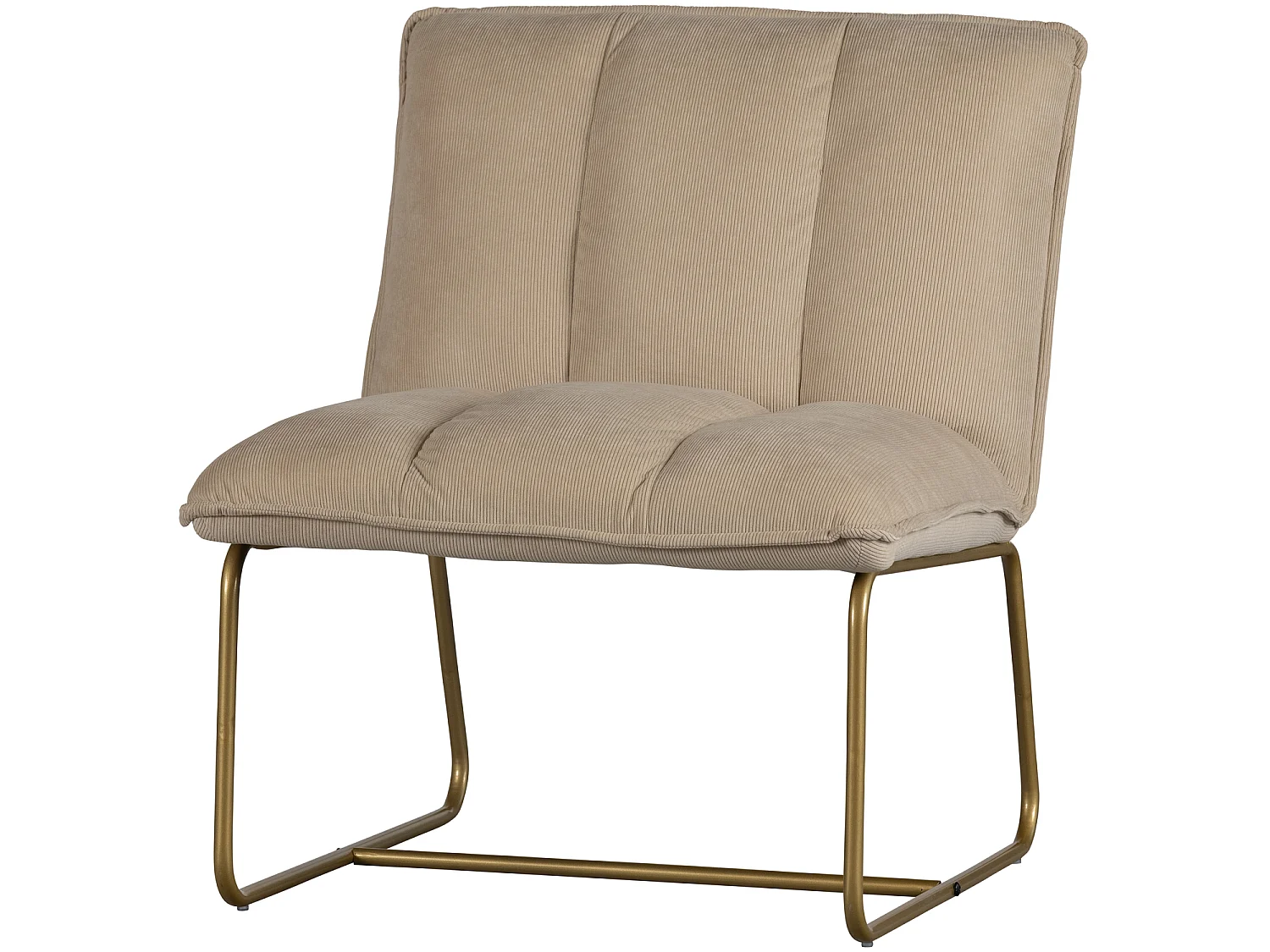 Fauteuil en velours côtelé FIE