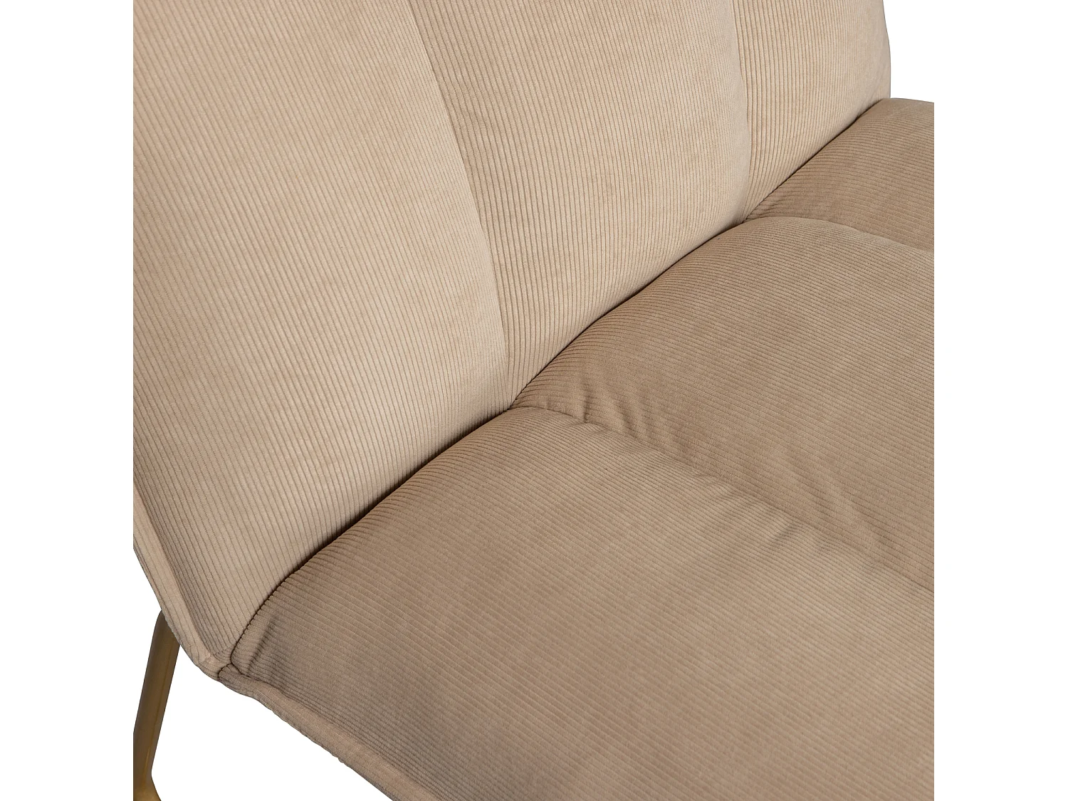 Fauteuil en velours côtelé FIE