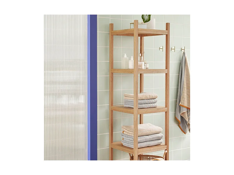 Étagère sur pieds en bois moderne MAYON