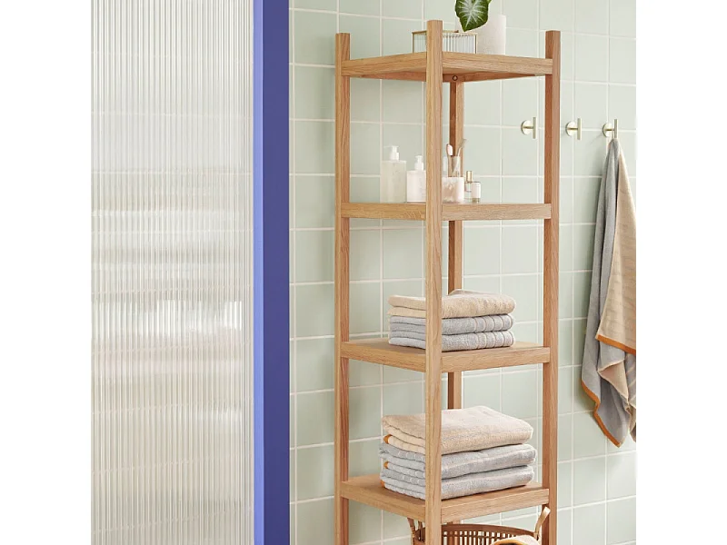 Étagère sur pieds en bois moderne MAYON