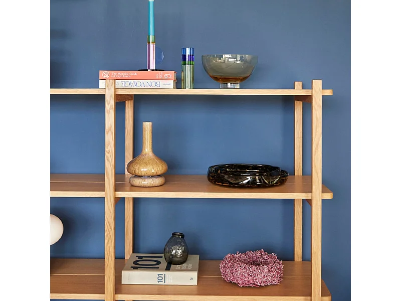 Étagère sur pieds en bois moderne MAYON