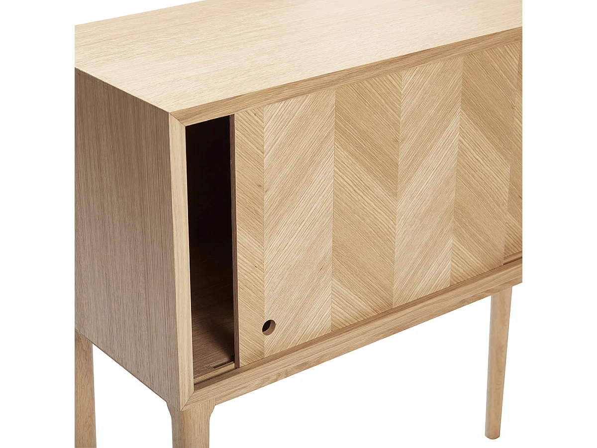 Hübsch Consola Puertas Correderas Natural HERRINGBONE